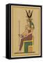 Sky-Goddess Mother of the Gods after Copulating with Her Brother the Earth-God Geb-E.a. Wallis Budge-Framed Stretched Canvas