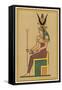 Sky-Goddess Mother of the Gods after Copulating with Her Brother the Earth-God Geb-E.a. Wallis Budge-Framed Stretched Canvas