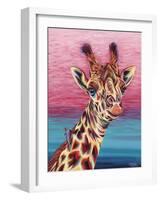 Sky High Giraffe I-Carolee Vitaletti-Framed Art Print