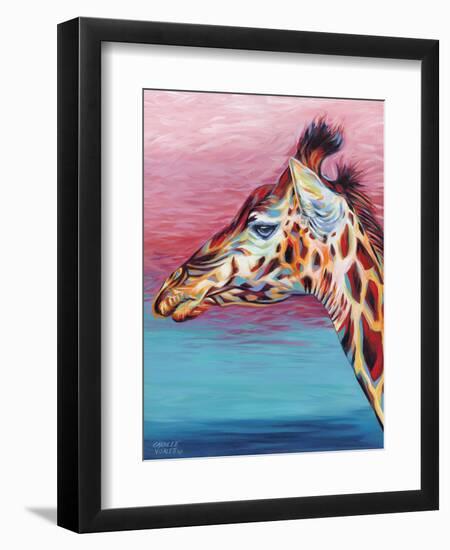 Sky High Giraffe II-Carolee Vitaletti-Framed Art Print