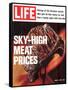 Sky-High Meat Prices, April 14, 1972-Co Rentmeester-Framed Stretched Canvas