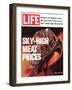 Sky-High Meat Prices, April 14, 1972-Co Rentmeester-Framed Photographic Print