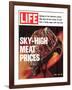 Sky-High Meat Prices, April 14, 1972-Co Rentmeester-Framed Photographic Print