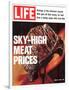 Sky-High Meat Prices, April 14, 1972-Co Rentmeester-Framed Photographic Print