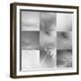 Sky - In Black and White-Jan Weiss-Framed Art Print