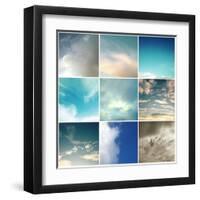 Sky - In Color-Jan Weiss-Framed Art Print