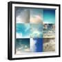 Sky - In Color-Jan Weiss-Framed Art Print