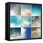 Sky - In Color-Jan Weiss-Framed Stretched Canvas