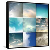 Sky - In Color-Jan Weiss-Framed Stretched Canvas