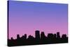 Sky Line at Night-null-Stretched Canvas