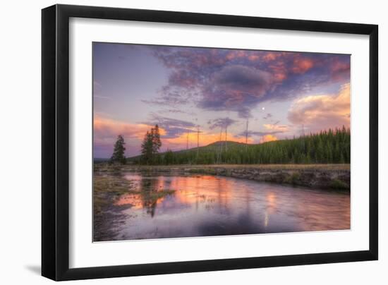 Sky Magic at Sunset in Yellowstone National Park-Vincent James-Framed Photographic Print