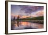 Sky Magic at Sunset in Yellowstone National Park-Vincent James-Framed Photographic Print