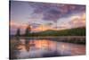 Sky Magic at Sunset in Yellowstone National Park-Vincent James-Stretched Canvas