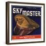 Sky Master Brand - Exeter, California - Citrus Crate Label-Lantern Press-Framed Art Print