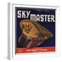 Sky Master Brand - Exeter, California - Citrus Crate Label-Lantern Press-Framed Art Print