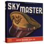 Sky Master Brand - Exeter, California - Citrus Crate Label-Lantern Press-Stretched Canvas