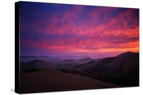 Sky On Fire at Petaluma, Sonoma County-Vincent James-Stretched Canvas