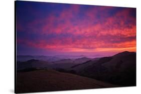 Sky On Fire at Petaluma, Sonoma County-Vincent James-Stretched Canvas