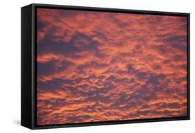 Sky over the Town-Guido Cozzi-Framed Stretched Canvas