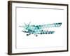 Sky Plane Triangles-OnRei-Framed Art Print