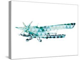 Sky Plane Triangles-OnRei-Stretched Canvas