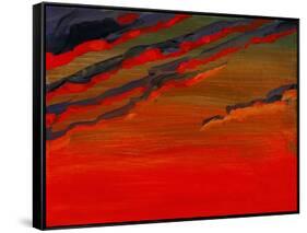 Sky Portrait of a Sunset-John Newcomb-Framed Stretched Canvas