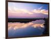 Sky Reflected in Wetlands, Merritt Island National Wildlife Refuge, Florida, USA-Adam Jones-Framed Premium Photographic Print