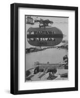 Sky Ride Rocket Car at the Century of Progress, Chicago, 1934-null-Framed Giclee Print