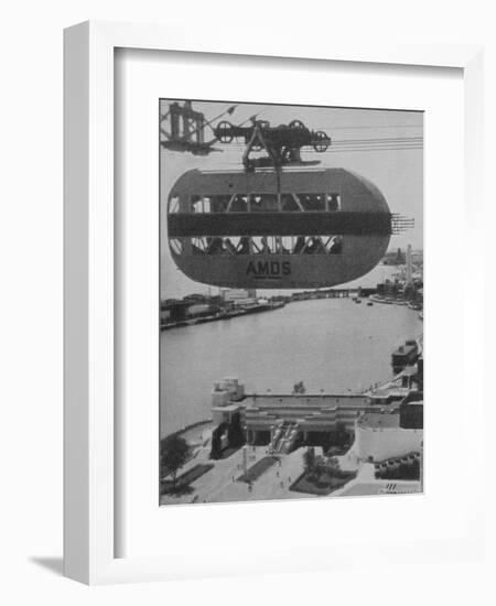 Sky Ride Rocket Car at the Century of Progress, Chicago, 1934-null-Framed Giclee Print