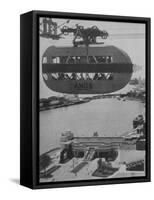 Sky Ride Rocket Car at the Century of Progress, Chicago, 1934-null-Framed Stretched Canvas