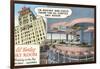 Sky Room, El Cortez Hotel, San Diego, California-null-Framed Art Print