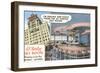 Sky Room, El Cortez Hotel, San Diego, California-null-Framed Art Print