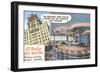 Sky Room, El Cortez Hotel, San Diego, California-null-Framed Art Print