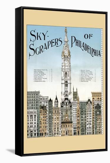 Sky Scrapers of Philadelphia-null-Framed Stretched Canvas