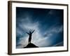 Sky Silhouette Man-Kevin Lange-Framed Photographic Print