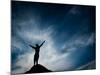 Sky Silhouette Man-Kevin Lange-Mounted Photographic Print