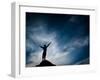 Sky Silhouette Man-Kevin Lange-Framed Photographic Print