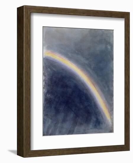 Sky Study with Rainbow, 1827 (W/C on Paper)-John Constable-Framed Premium Giclee Print