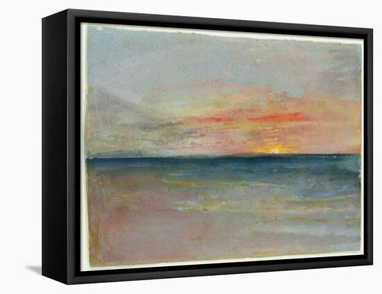 Sky Study-J^ M^ W^ Turner-Framed Stretched Canvas