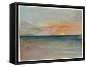 Sky Study-J^ M^ W^ Turner-Framed Stretched Canvas