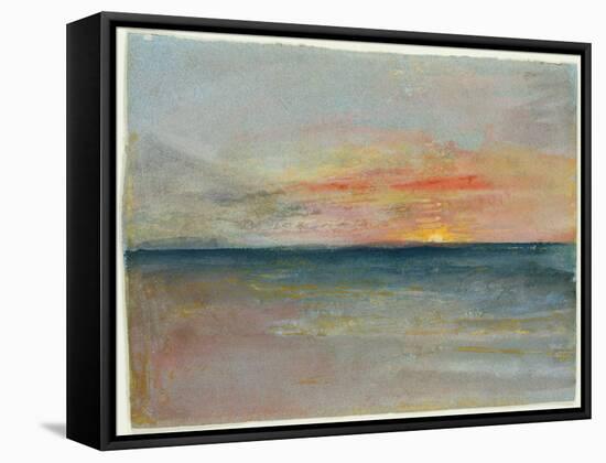 Sky Study-J^ M^ W^ Turner-Framed Stretched Canvas