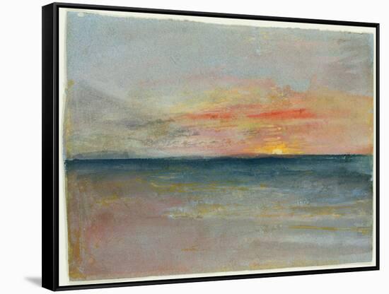 Sky Study-J^ M^ W^ Turner-Framed Stretched Canvas