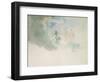 Sky Study-J. M. W. Turner-Framed Giclee Print