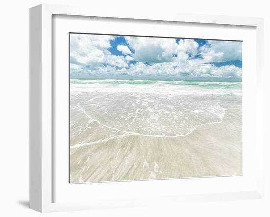 Sky, Surf, and Sand-Mary Lou Johnson-Framed Art Print