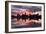 Sky Tower and City at Dawn from Westhaven Marina, Auckland, North Island, New Zealand, Pacific-Stuart-Framed Photographic Print