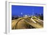 Sky Tower and Southern Motorway 1 Viewed from Hopetoun Street-Stuart-Framed Photographic Print