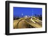 Sky Tower and Southern Motorway 1 Viewed from Hopetoun Street-Stuart-Framed Photographic Print