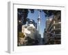 Sky Tower from Victoria Street East, Auckland, North Island, New Zealand, Pacific-Nick Servian-Framed Photographic Print