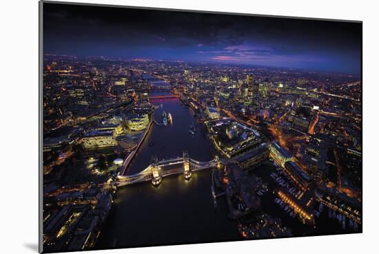 Sky View London II-Jason Hawkes-Mounted Art Print