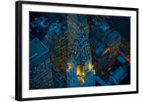 Sky View New York I-Jason Hawkes-Framed Giclee Print